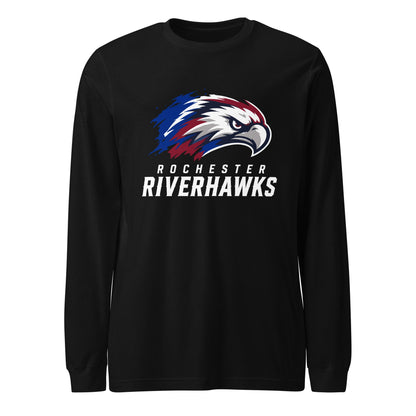 Performance | Long Sleeve Tee | Rochester Riverhawks | Emblem Logo