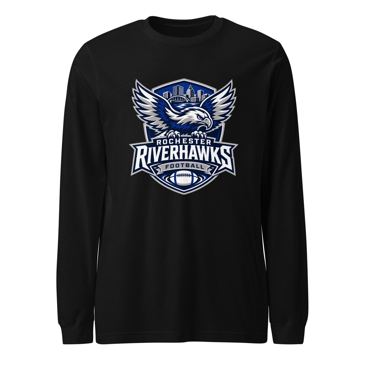 Performance | Long Sleeve Tee | Rochester Riverhawks | Shield Logo