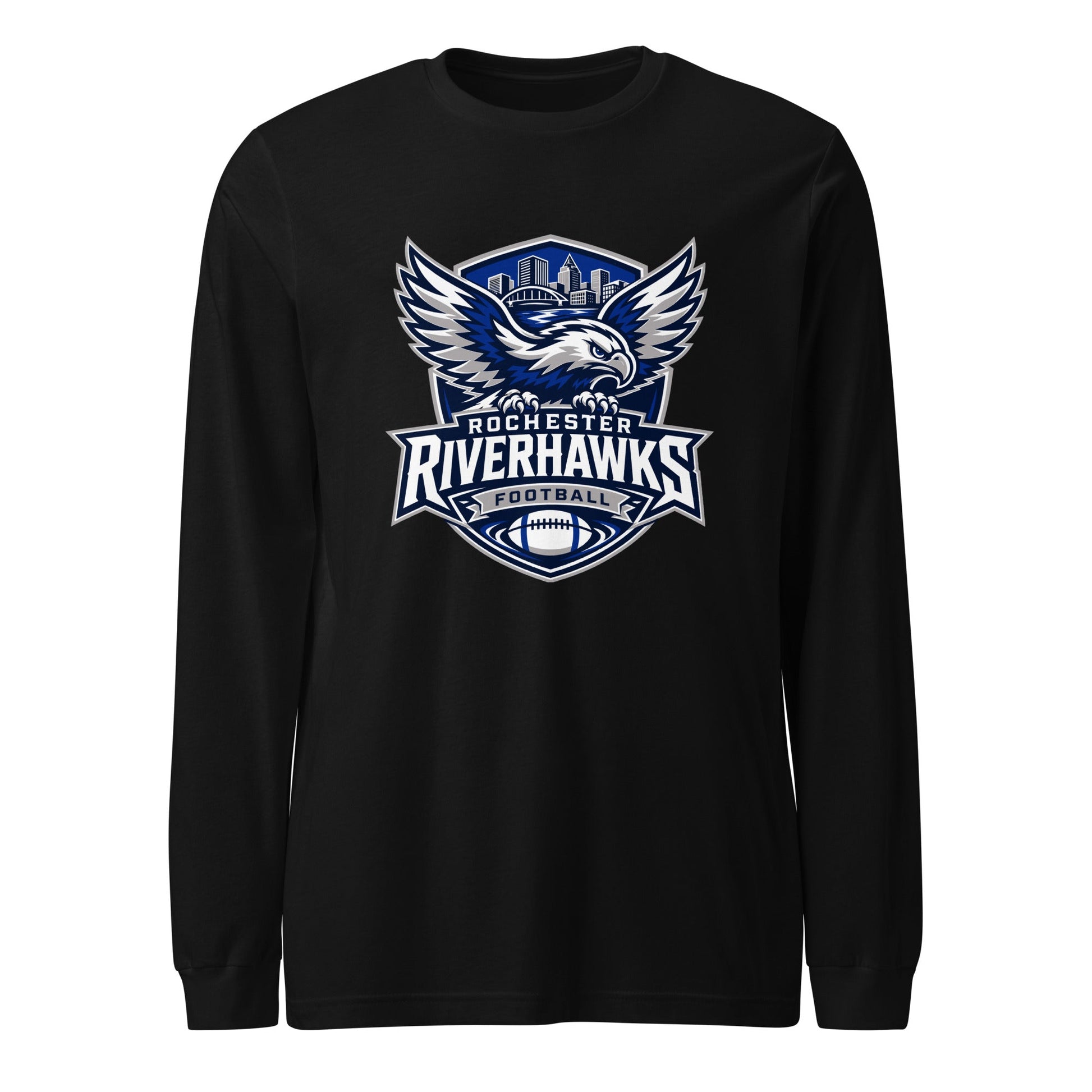 Performance | Long Sleeve Tee | Rochester Riverhawks | Shield Logo