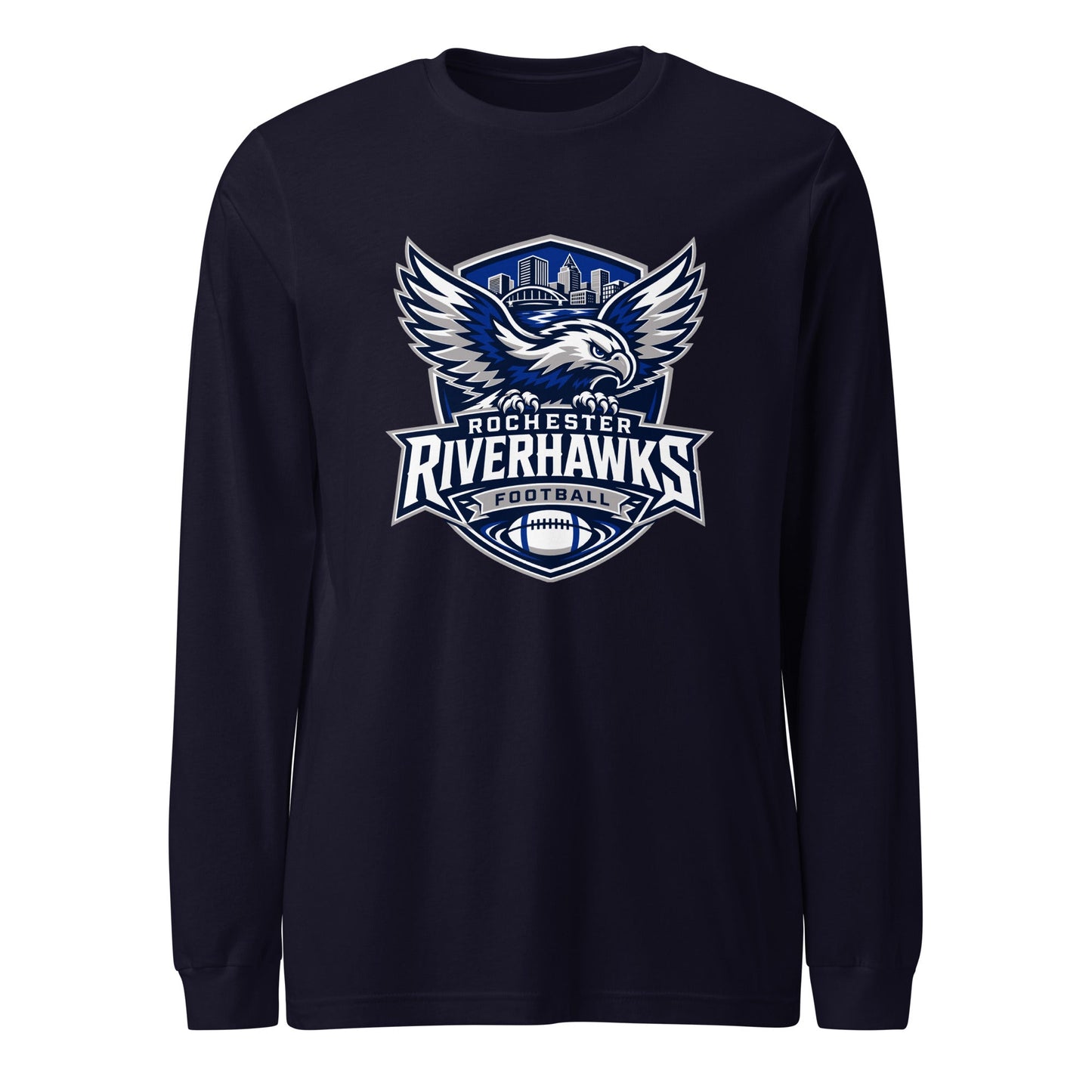 Performance | Long Sleeve Tee | Rochester Riverhawks | Shield Logo