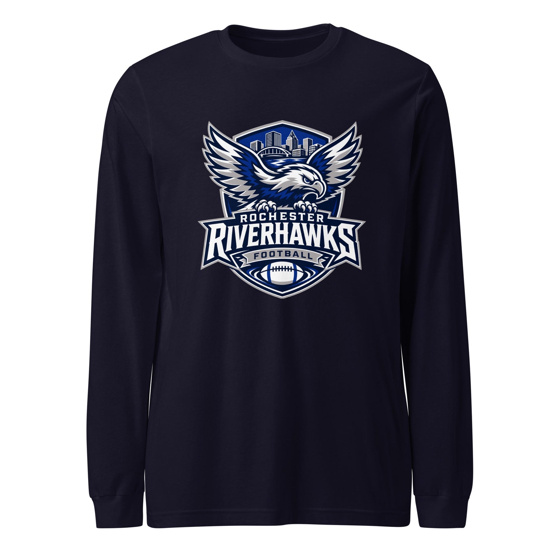 Performance | Long Sleeve Tee | Rochester Riverhawks | Shield Logo