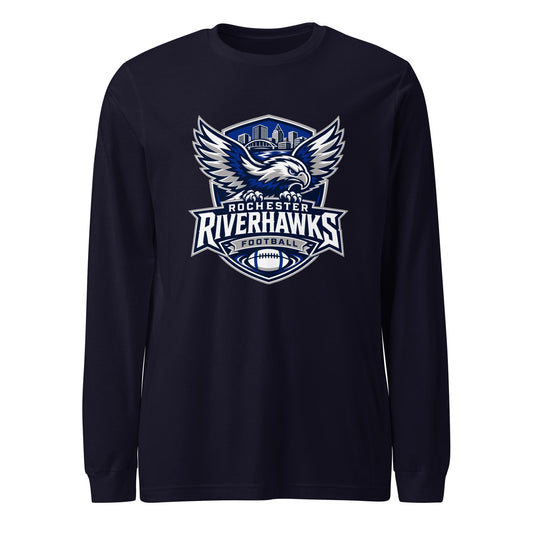 Performance | Long Sleeve Tee | Rochester Riverhawks | Shield Logo