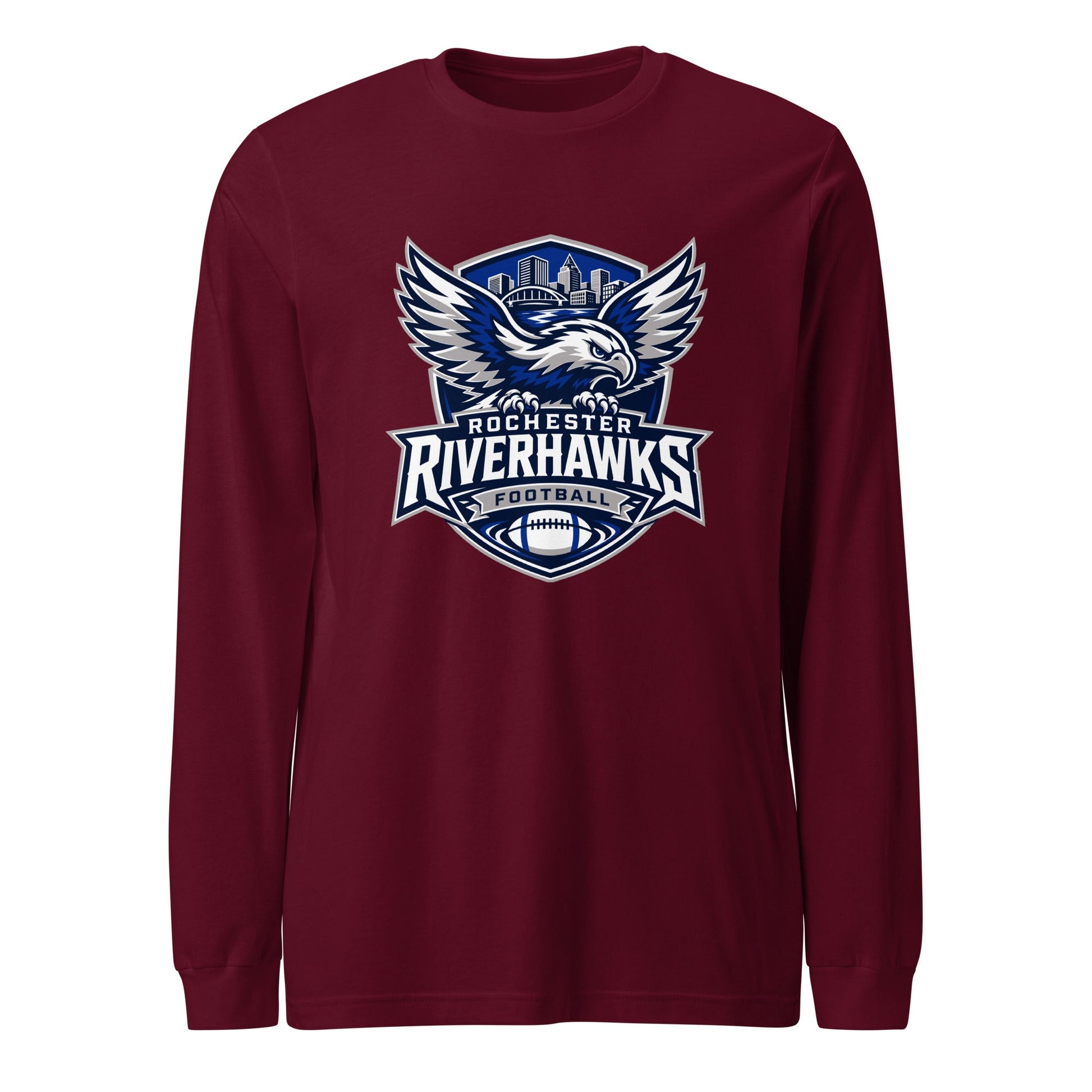 Performance | Long Sleeve Tee | Rochester Riverhawks | Shield Logo