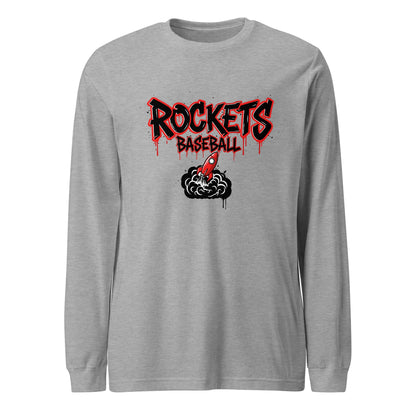 Performance | Long Sleeve Tee | Rockets Baseball | Alt Logo 2