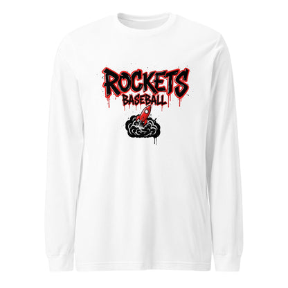 Performance | Long Sleeve Tee | Rockets Baseball | Alt Logo 2