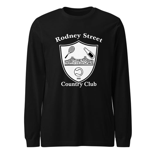 Performance | Long Sleeve Tee | Rodney Street CC Tennis | Crest Logo