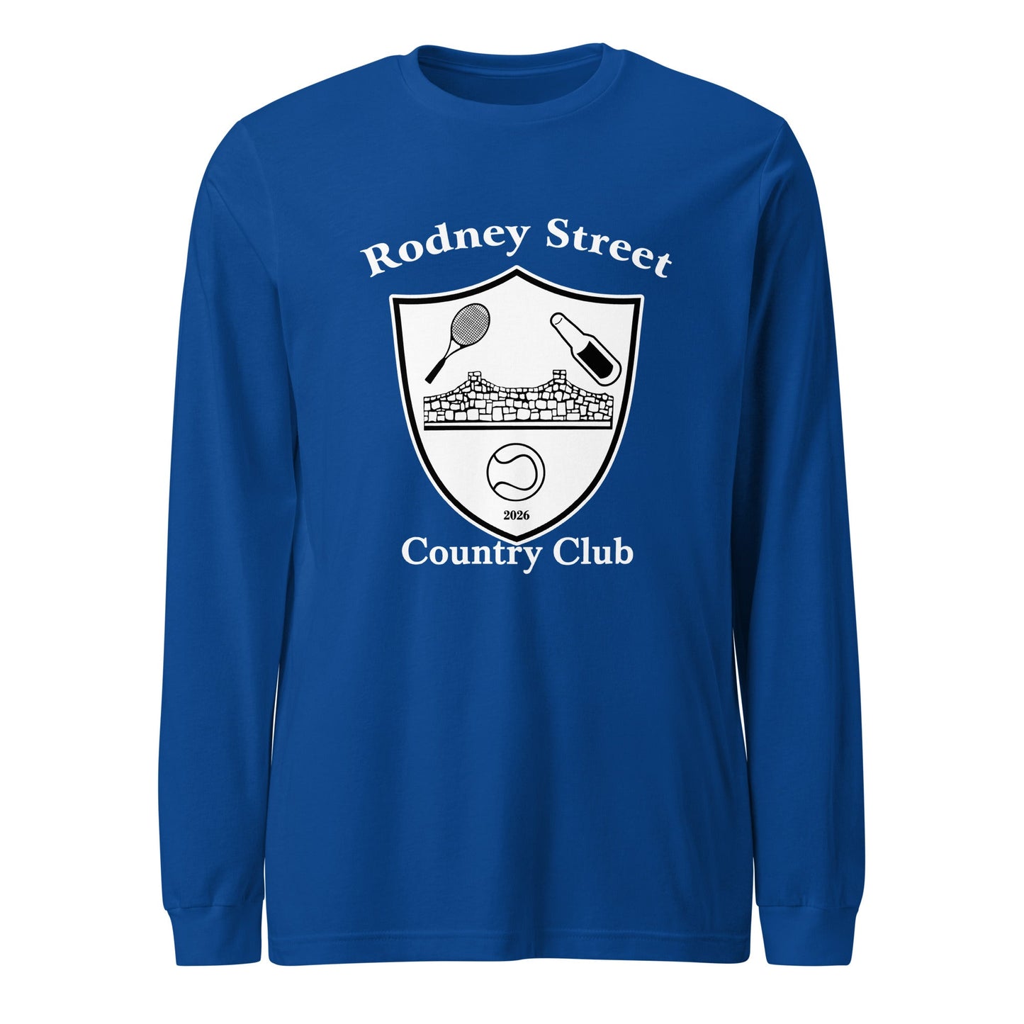 Performance | Long Sleeve Tee | Rodney Street CC Tennis | Crest Logo