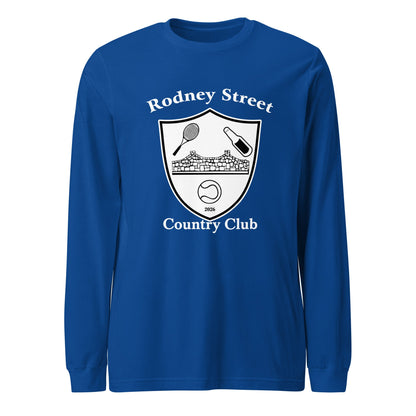 Performance | Long Sleeve Tee | Rodney Street CC Tennis | Crest Logo