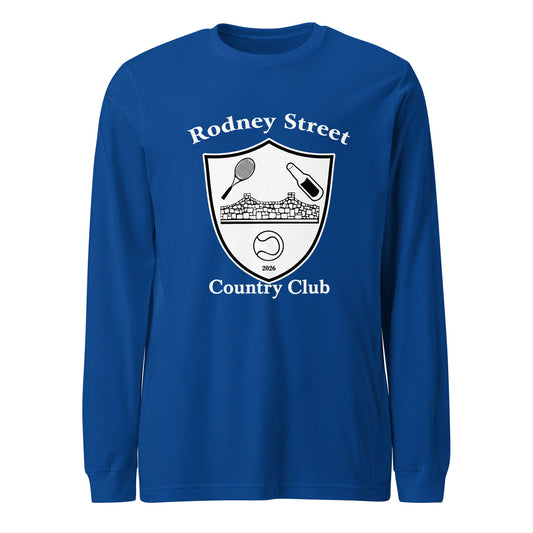 Performance | Long Sleeve Tee | Rodney Street CC Tennis | Crest Logo
