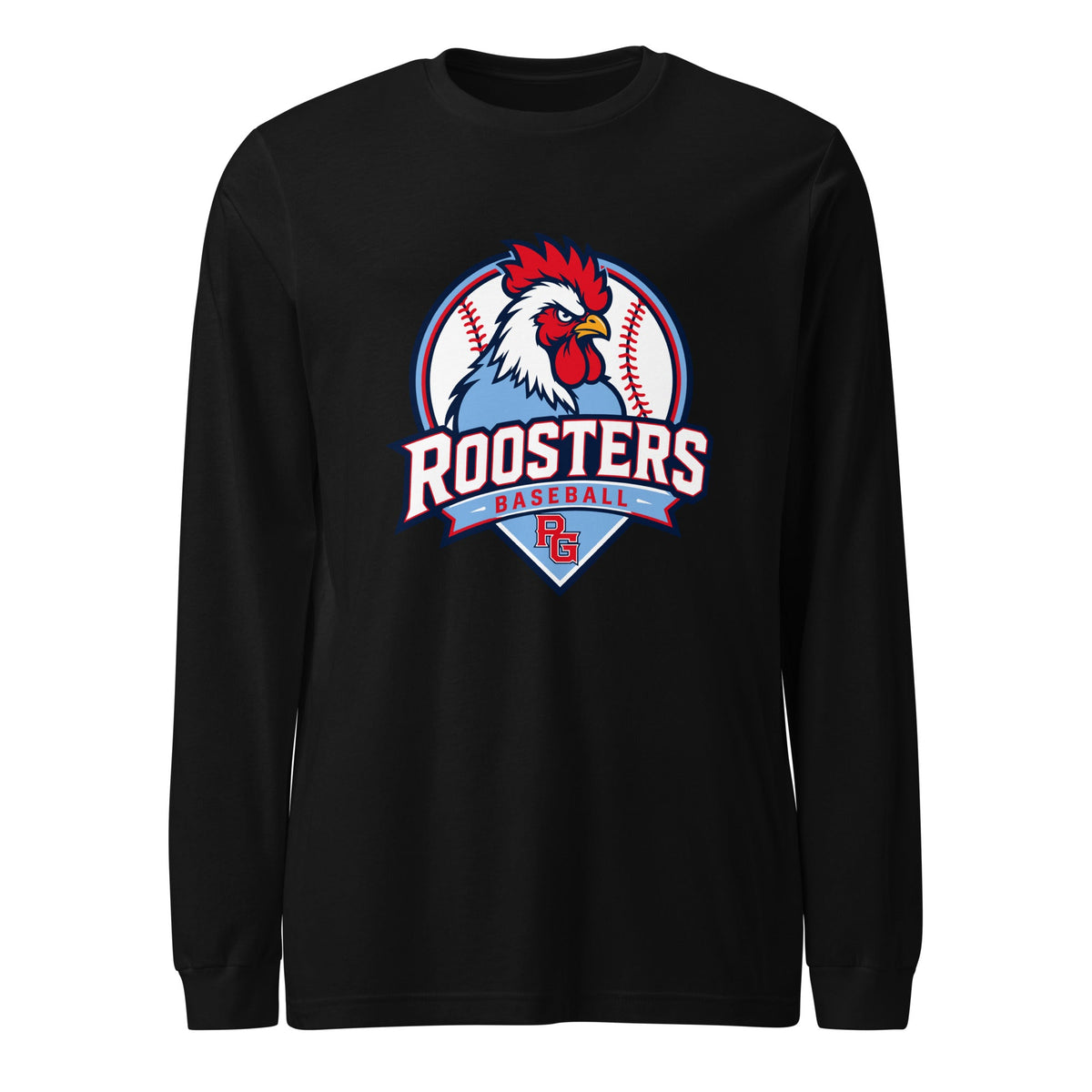 Performance | Long Sleeve Tee | Rooster Nation | Athletic Crest Logo