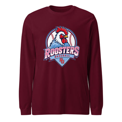 Performance | Long Sleeve Tee | Rooster Nation | Emblem Logo