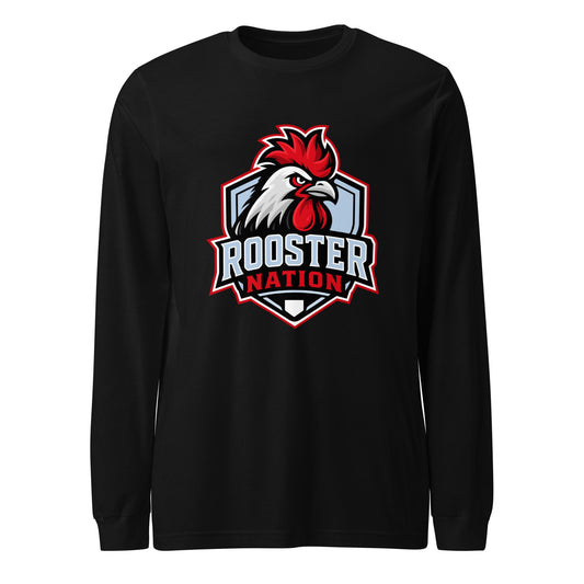 Performance | Long Sleeve Tee | Rooster Nation | Shield Logo