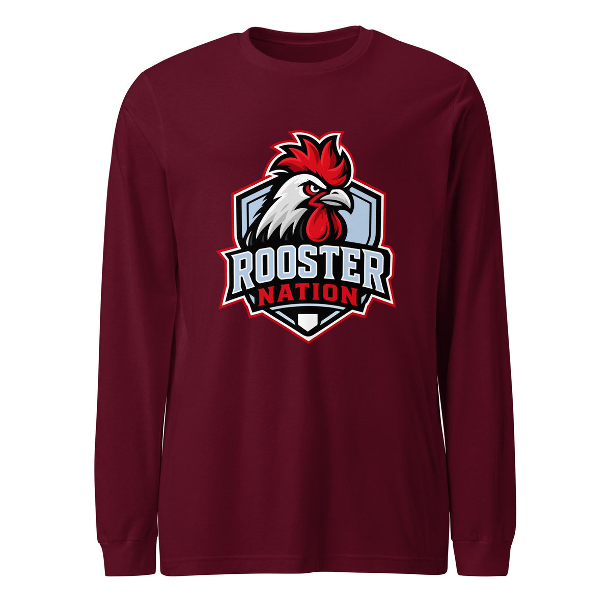 Performance | Long Sleeve Tee | Rooster Nation | Shield Logo