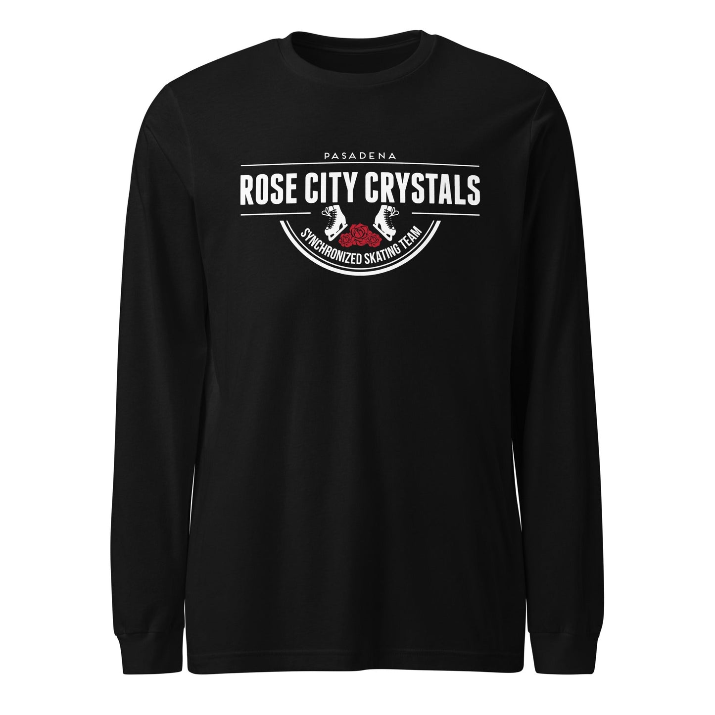 Performance | Long Sleeve Tee | Rose City Crystals | Script Logo