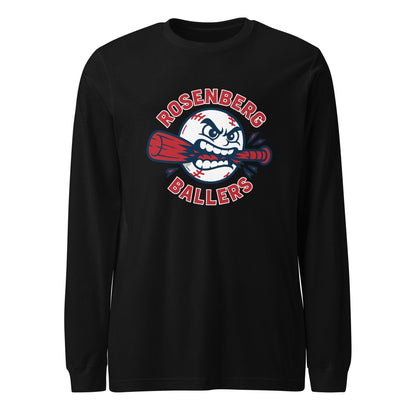 Performance | Long Sleeve Tee | Rosenberg Ballers | Vanguard Logo