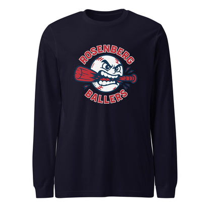 Performance | Long Sleeve Tee | Rosenberg Ballers | Vanguard Logo