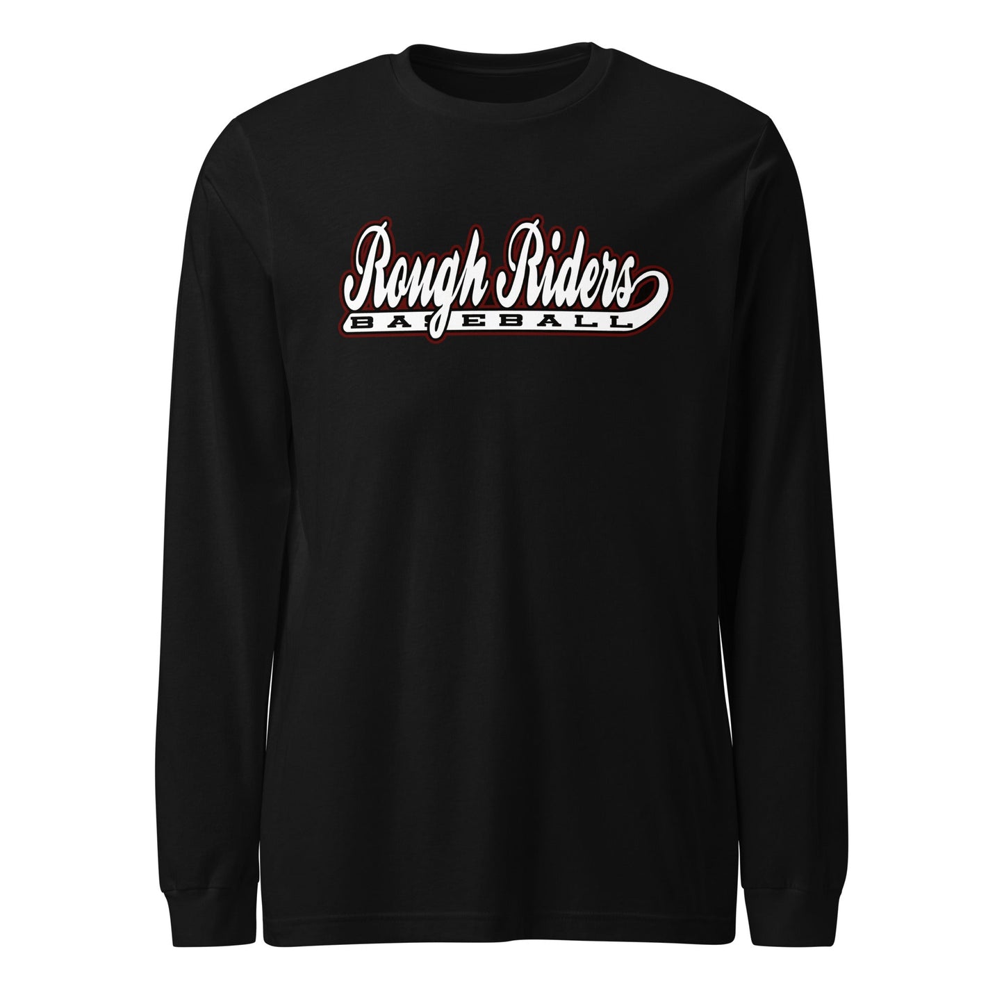 Performance | Long Sleeve Tee | Rough Riders | Baseball Script Logo