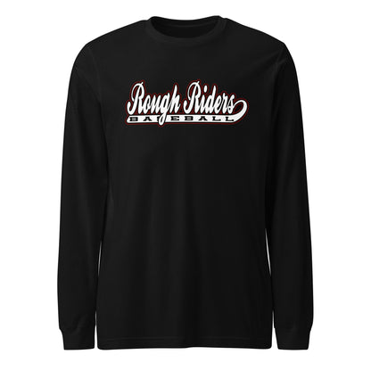 Performance | Long Sleeve Tee | Rough Riders | Baseball Script Logo