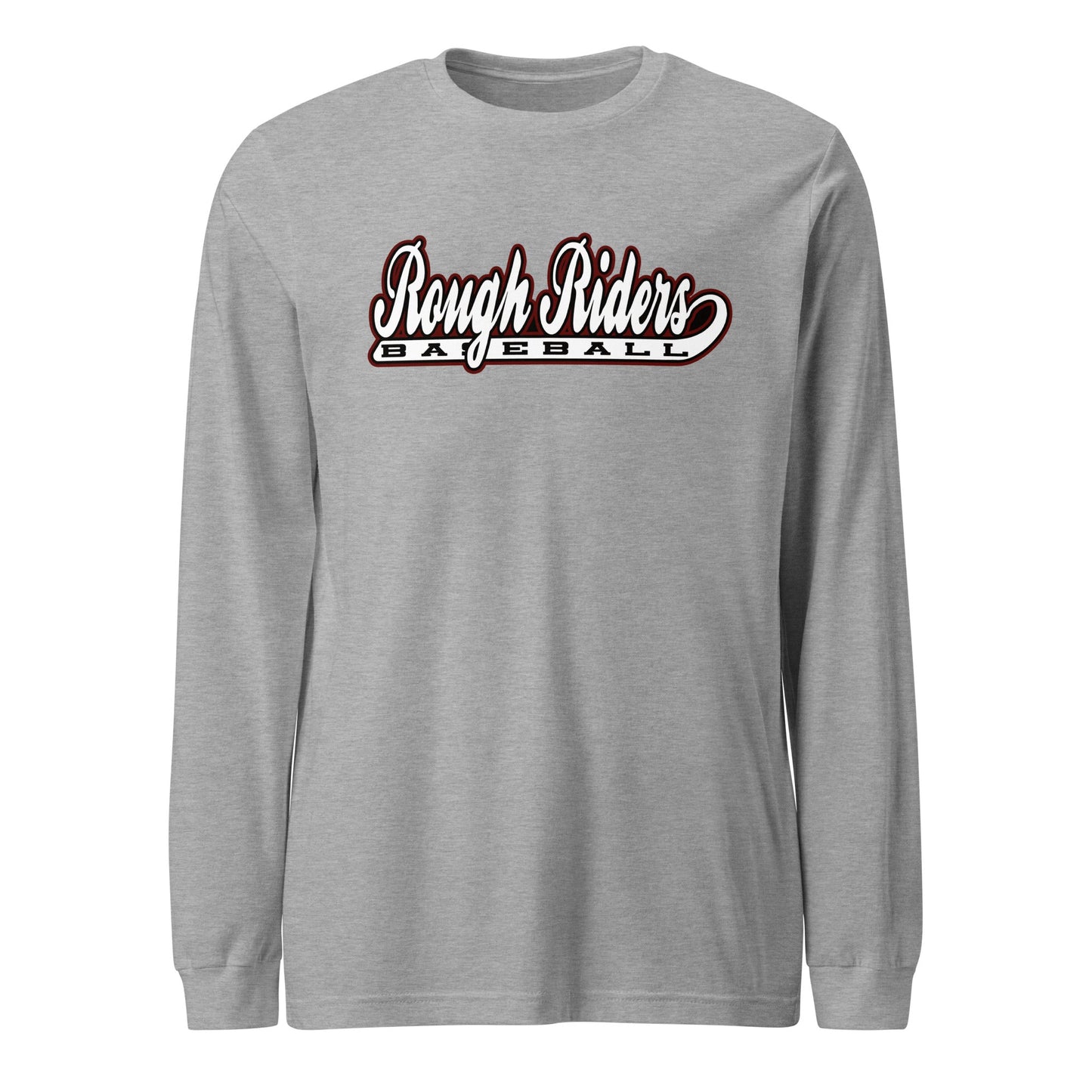 Performance | Long Sleeve Tee | Rough Riders | Baseball Script Logo