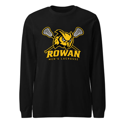 Performance | Long Sleeve Tee | Rowan Men’s Lacrosse | Crest Logo