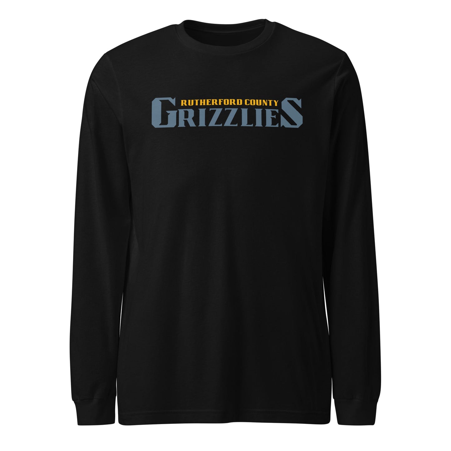 Performance | Long Sleeve Tee | Rutherford County Grizzlies Football | Alt Script Logo