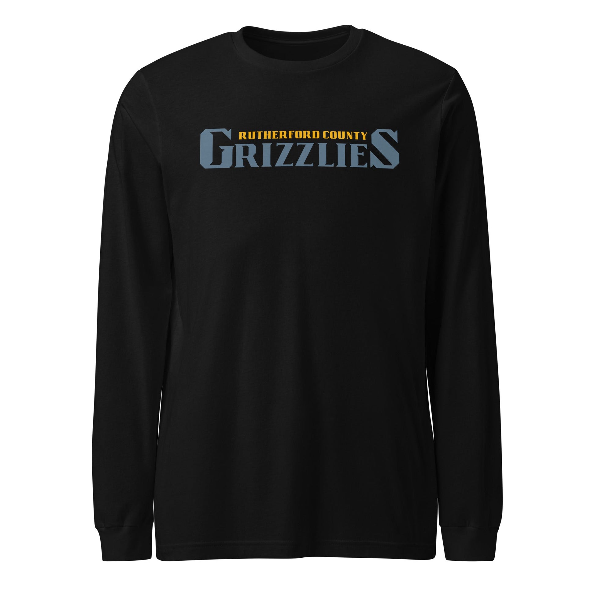 Performance | Long Sleeve Tee | Rutherford County Grizzlies Football | Alt Script Logo
