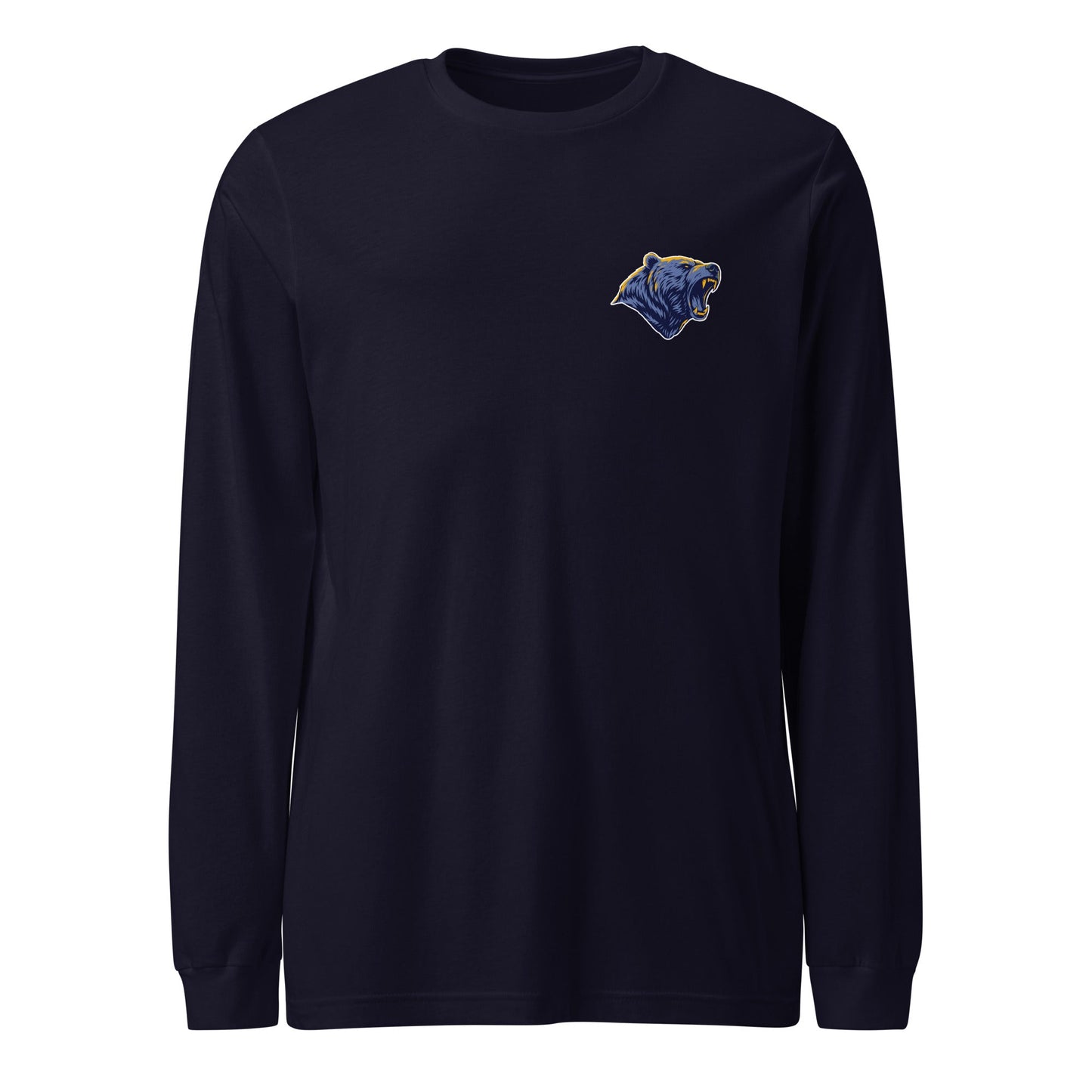 Performance | Long Sleeve Tee | Rutherford County Grizzlies Football | Mascot Logo