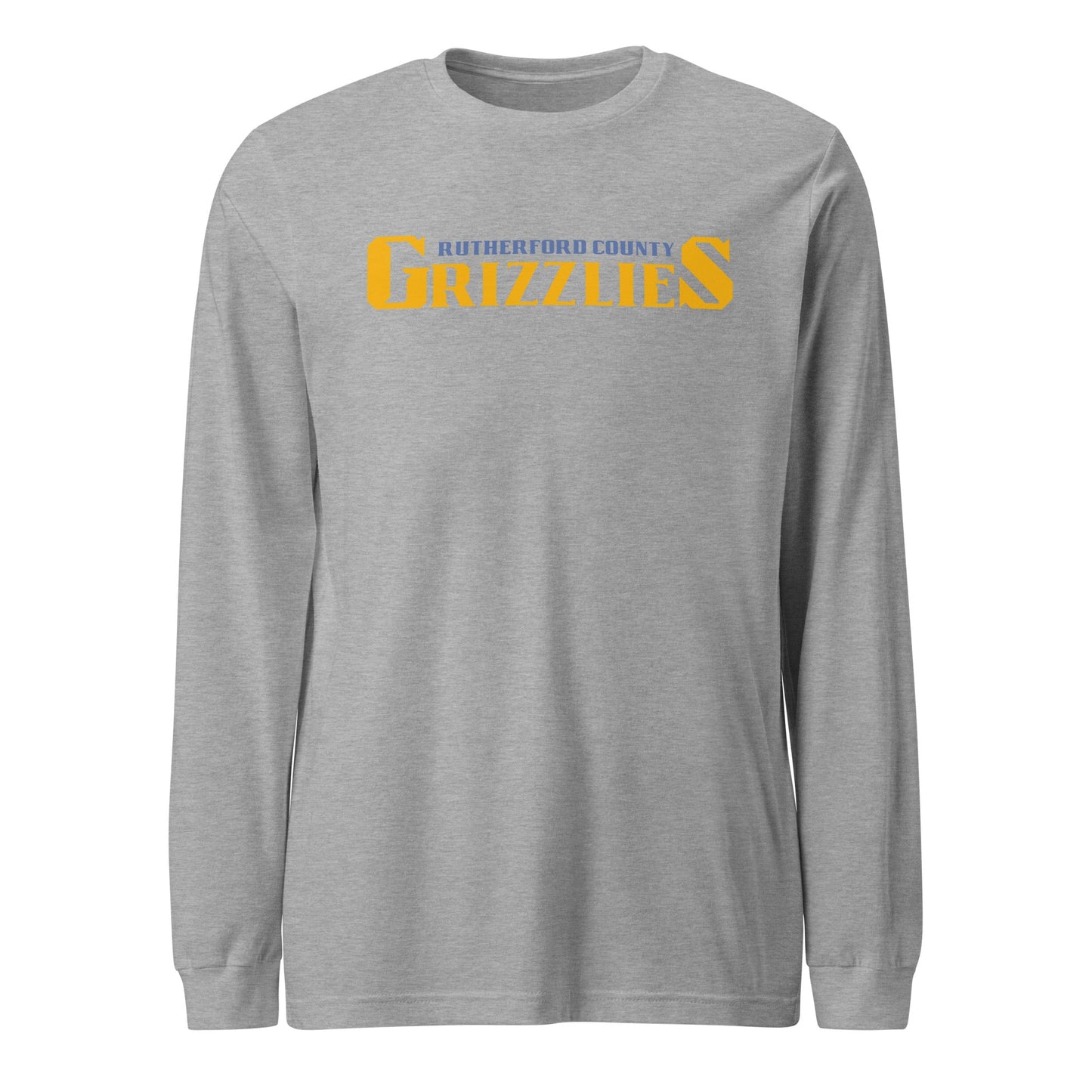 Performance | Long Sleeve Tee | Rutherford County Grizzlies Football | Script Logo