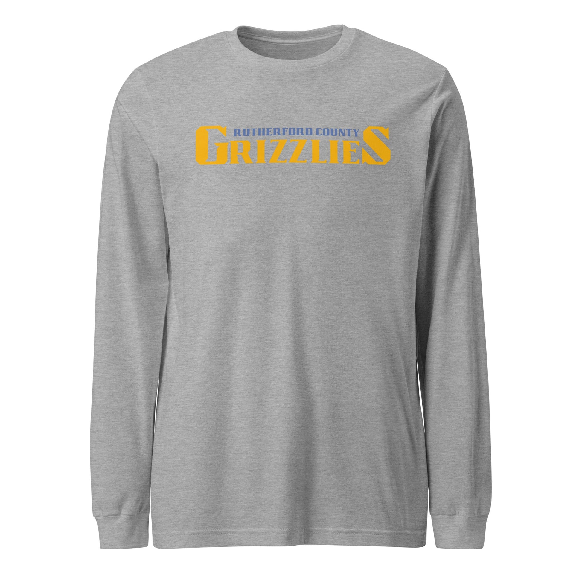 Performance | Long Sleeve Tee | Rutherford County Grizzlies Football | Script Logo