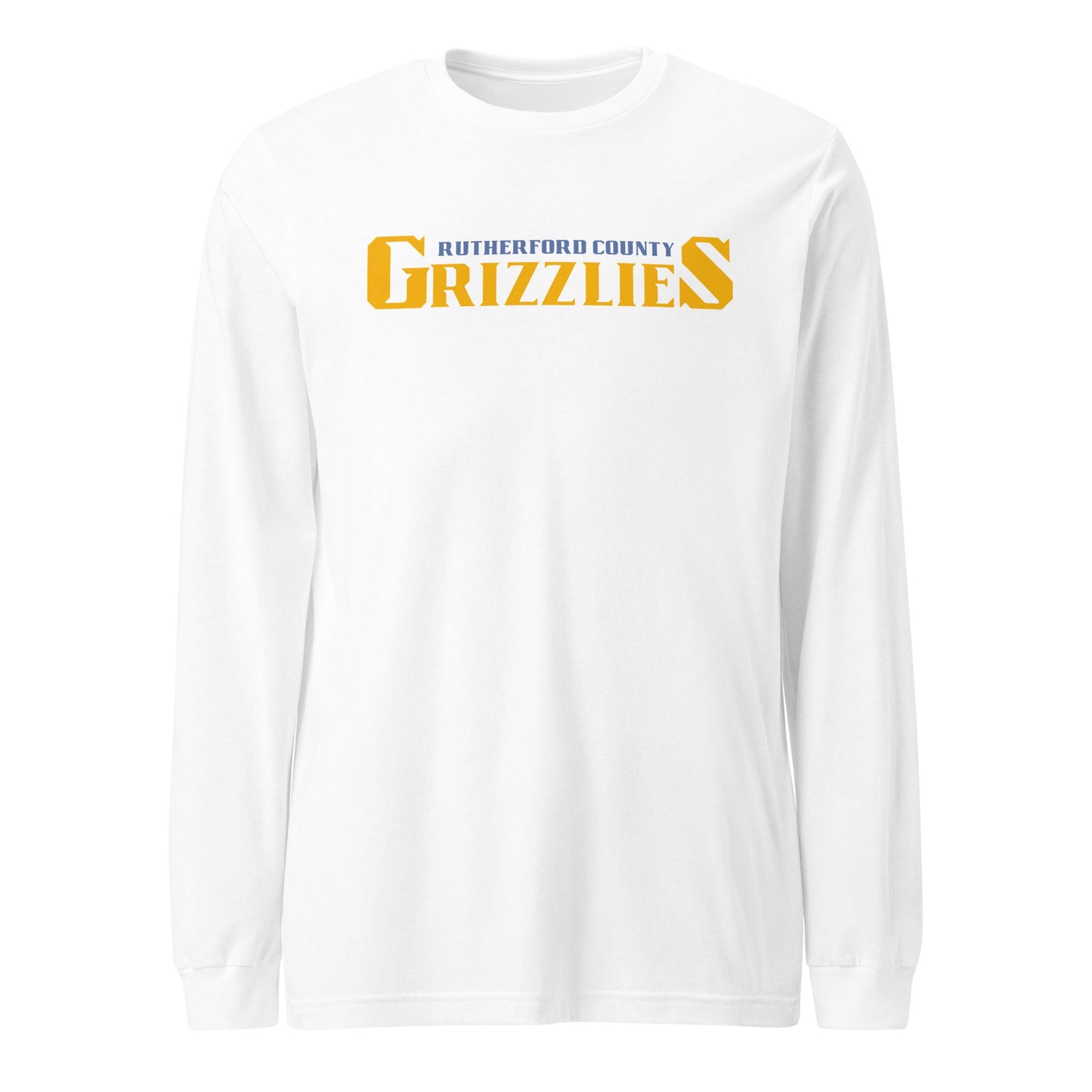 Performance | Long Sleeve Tee | Rutherford County Grizzlies Football | Script Logo