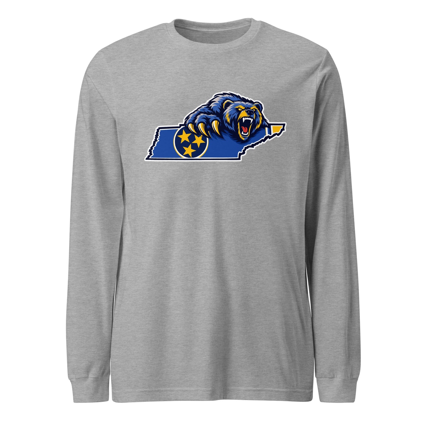 Performance | Long Sleeve Tee | Rutherford County Grizzlies Football | Tennessee Logo