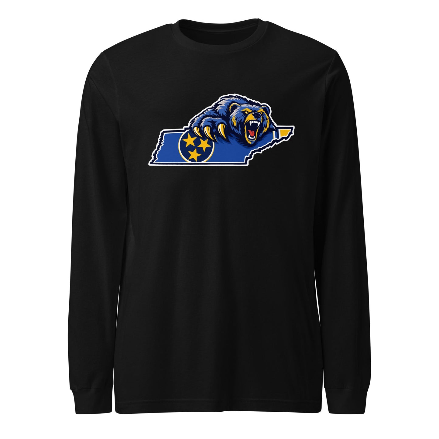 Performance | Long Sleeve Tee | Rutherford County Grizzlies Football | Tennessee Logo