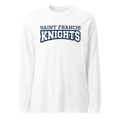 Performance | Long Sleeve Tee | Saint Francis School | Modern Script Logo