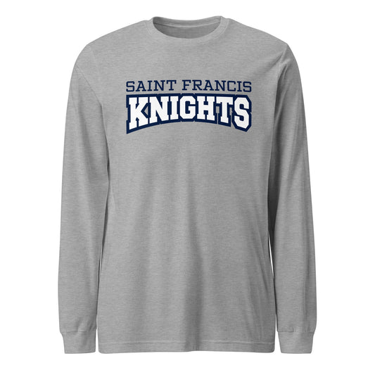 Performance | Long Sleeve Tee | Saint Francis School | Modern Script Logo