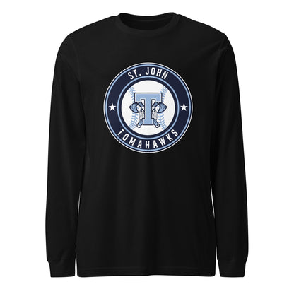 Performance | Long Sleeve Tee | Saint John Tomahawks | Badge Logo