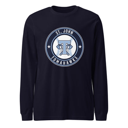 Performance | Long Sleeve Tee | Saint John Tomahawks | Badge Logo
