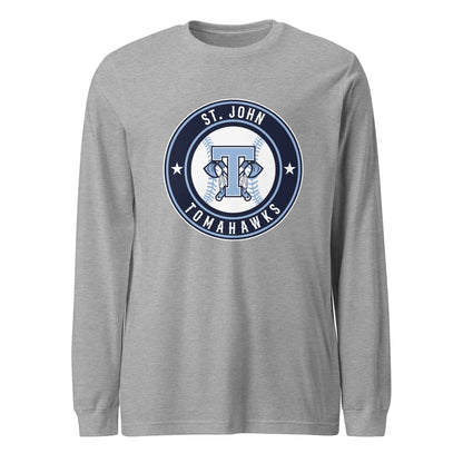 Performance | Long Sleeve Tee | Saint John Tomahawks | Badge Logo