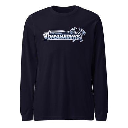 Performance | Long Sleeve Tee | Saint John Tomahawks | Script Logo