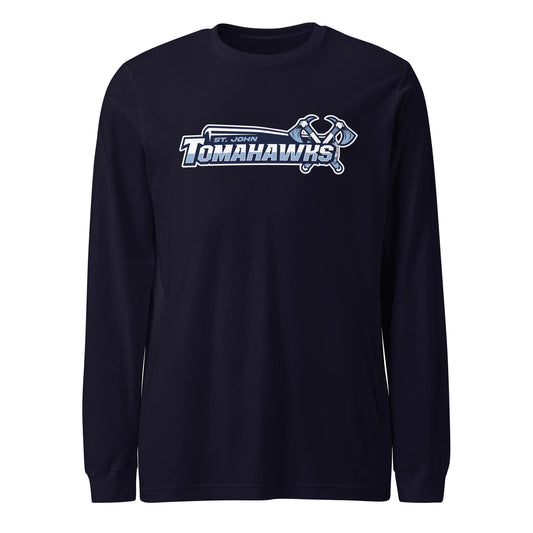 Performance | Long Sleeve Tee | Saint John Tomahawks | Script Logo