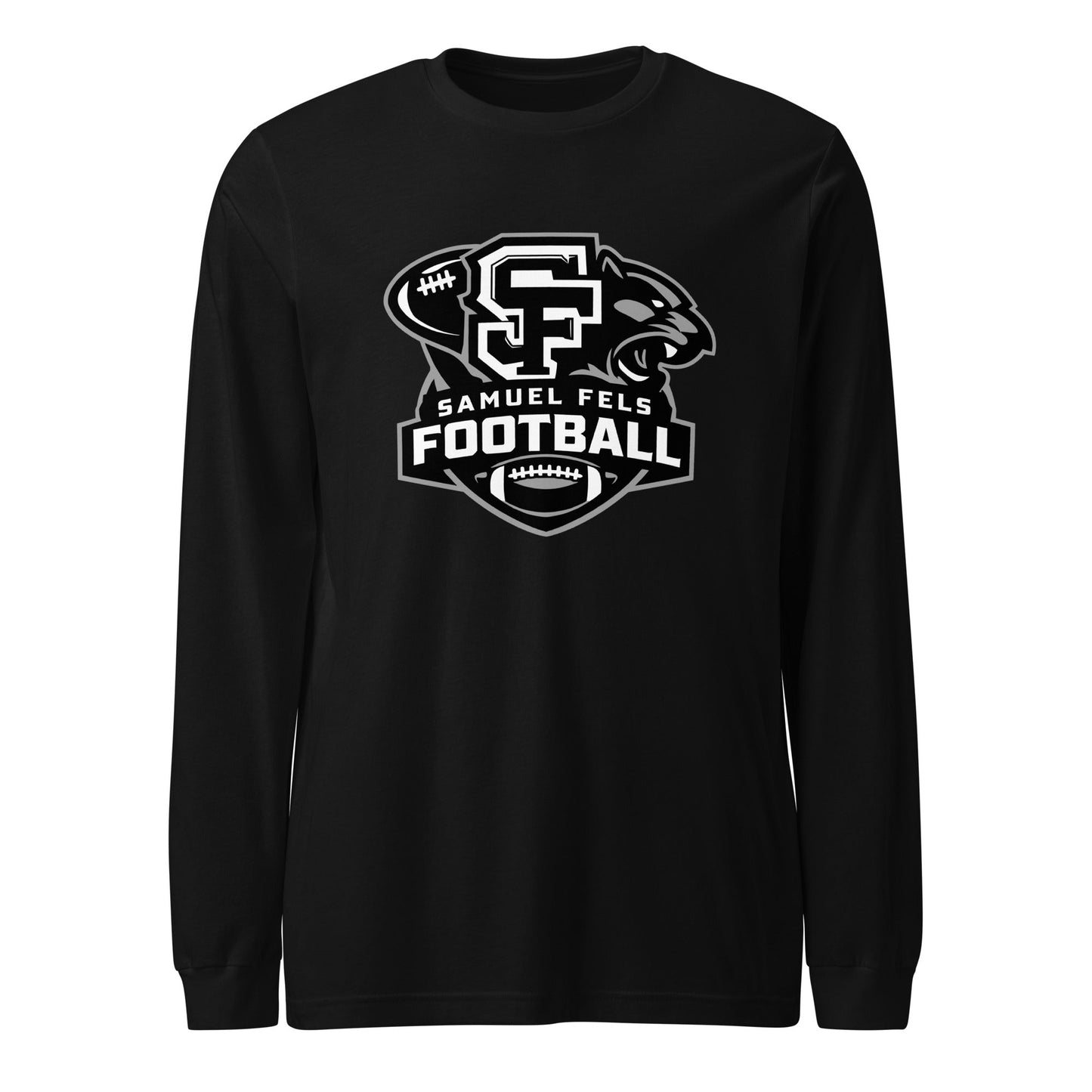 Performance | Long Sleeve Tee | Samuel Fels Football | Crest Logo