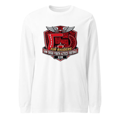 Performance | Long Sleeve Tee | San Diego Youth Aztecs Football 11u Air Raiders | Shield Logo