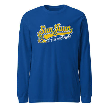 Performance | Long Sleeve Tee | San Juan Track and Field | Script Logo