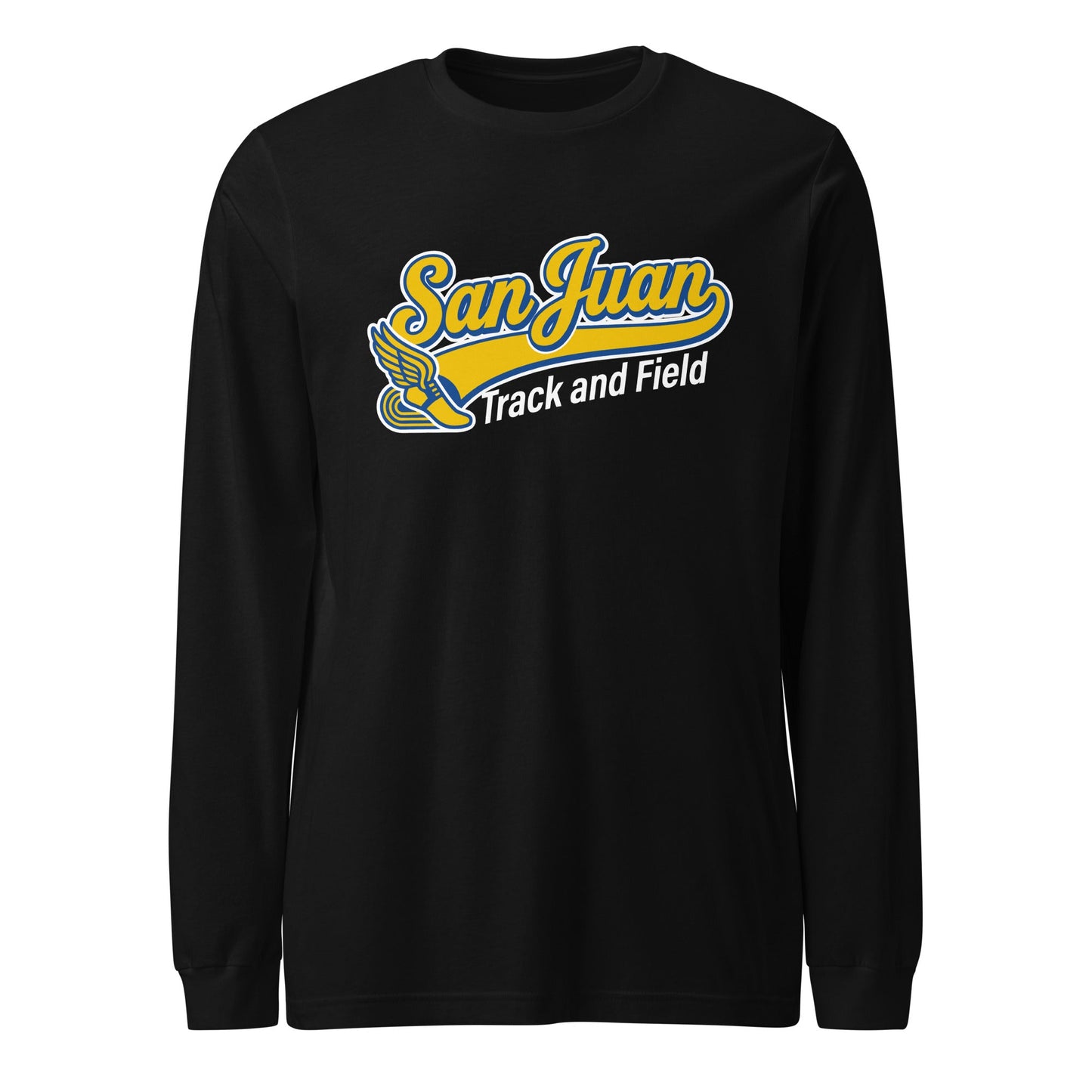 Performance | Long Sleeve Tee | San Juan Track and Field | Script Logo