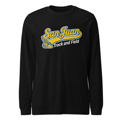 Performance | Long Sleeve Tee | San Juan Track and Field | Script Logo