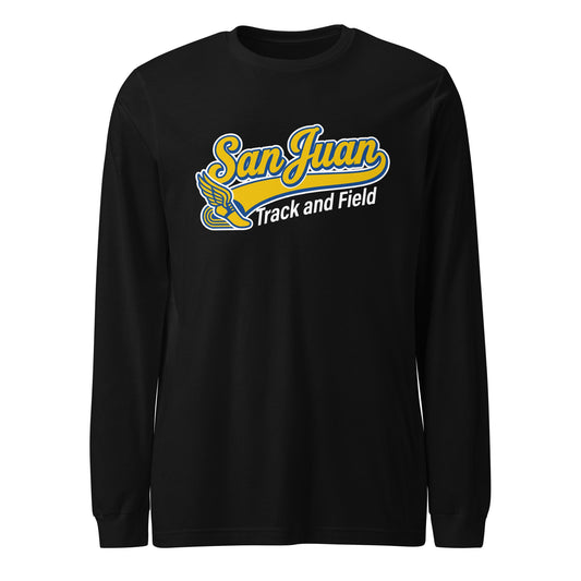 Performance | Long Sleeve Tee | San Juan Track and Field | Script Logo