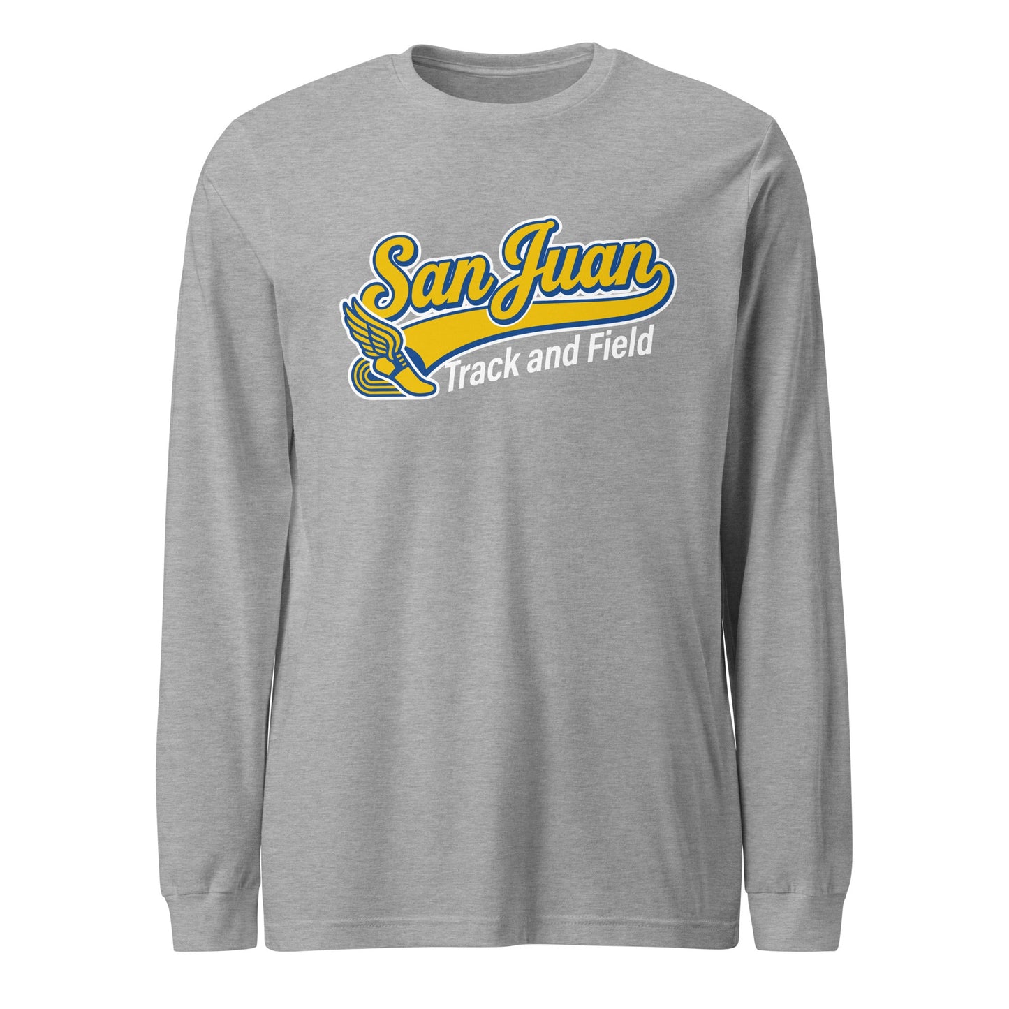 Performance | Long Sleeve Tee | San Juan Track and Field | Script Logo