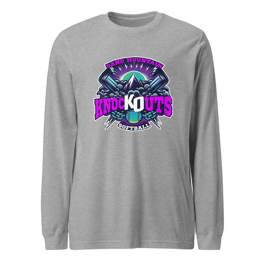 Performance | Long Sleeve Tee | Sand Mountain Knockouts | Ball & Bat Logo