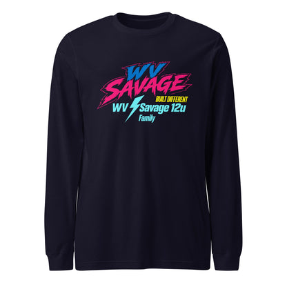 Performance | Long Sleeve Tee | Savage | Modern Text Logo