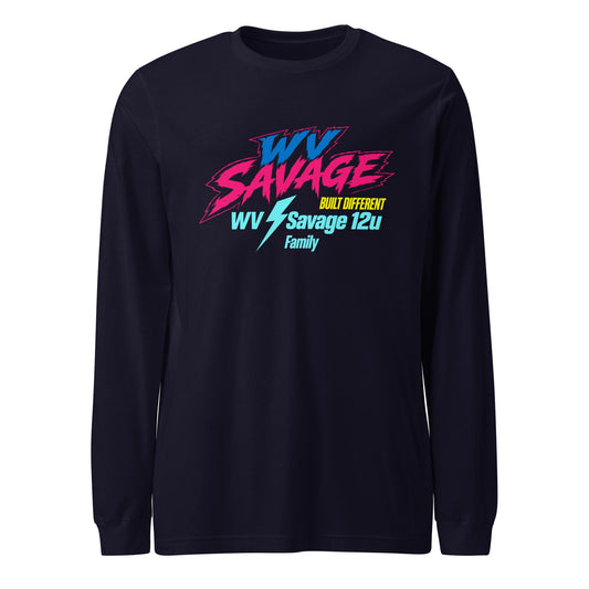 Performance | Long Sleeve Tee | Savage | Modern Text Logo