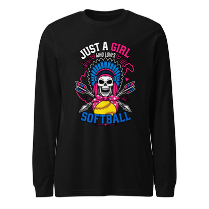Performance | Long Sleeve Tee | Savage Softball | Athletics Logo